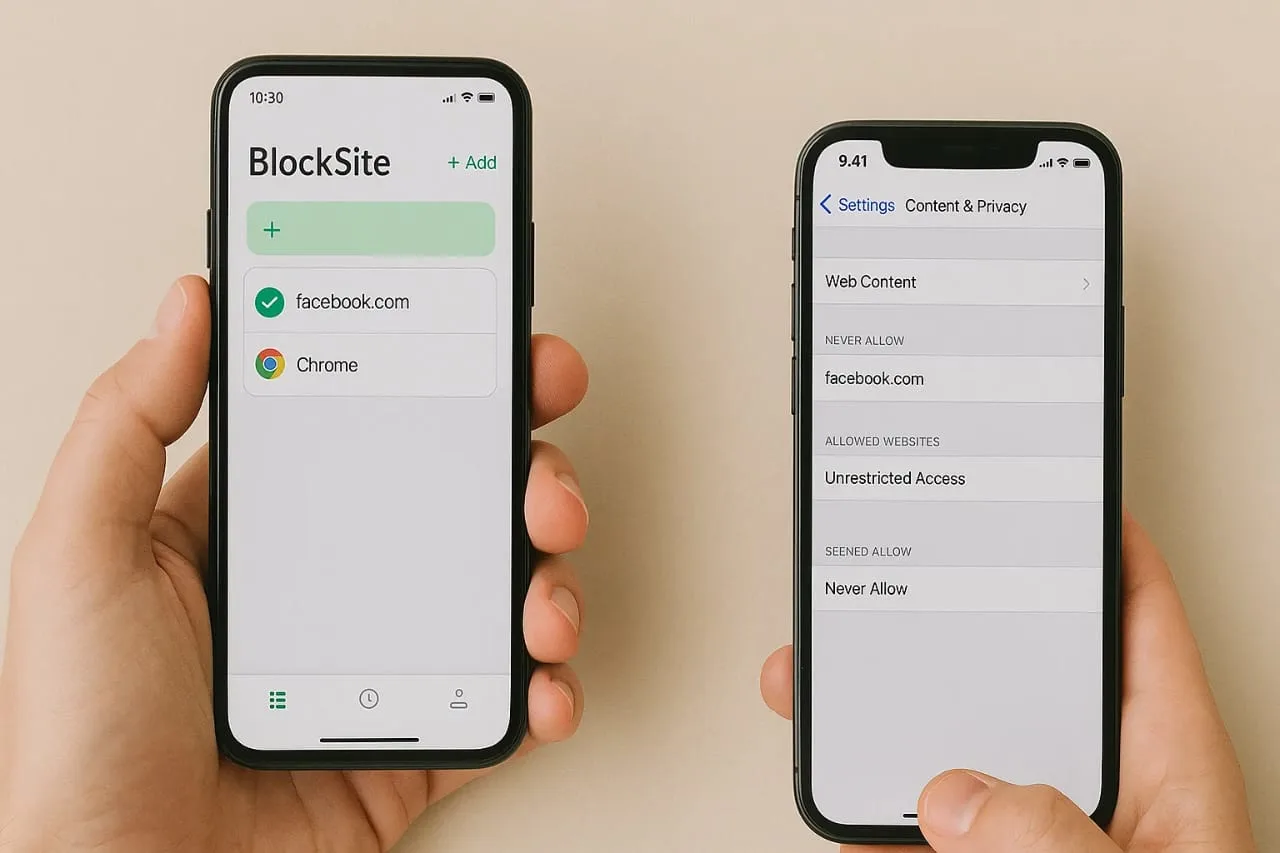 block pages on chrome using parental control