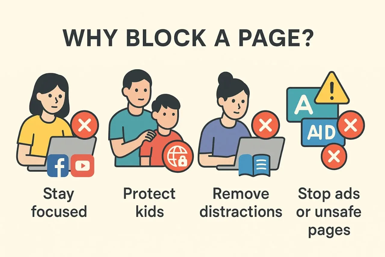 why block a page