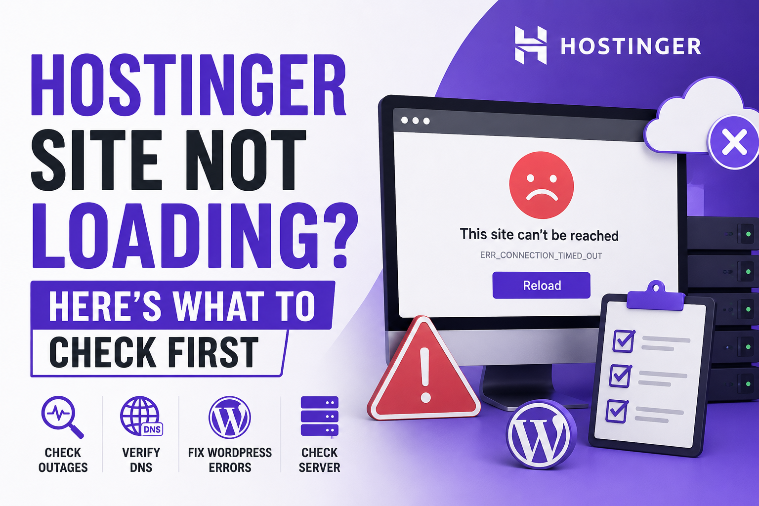 hostinger site not loading